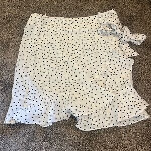 Princess polly polka dot tie mini skirt